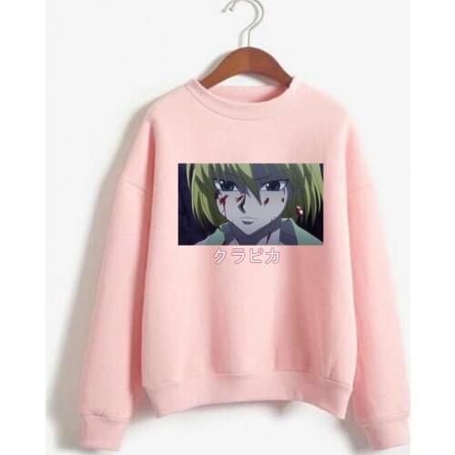 Sweatshirt Hoodie Spring Autumn Long Sleeve Anime Hunter X Hunter Kurapika Round Neck Hoodies Men