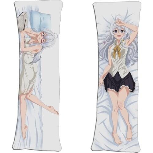 The Journey of Elaina Pillow Covers Dakimakura Case 3D Double Sided Hugging Body Pillowcase Female Pillowslip
