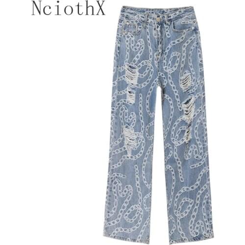 Женские прямые джинсы NCIOTHX China At AliExpress