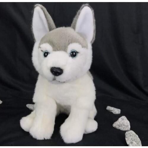 New Husky Children plush toy simulation dog Husky baby kids Christmas birthday stuffed toy gift
