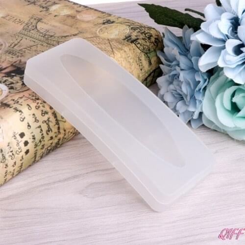 Durable Plastic Transparent Sunglasses Case Clip On Glasses Box Eyewear Protector