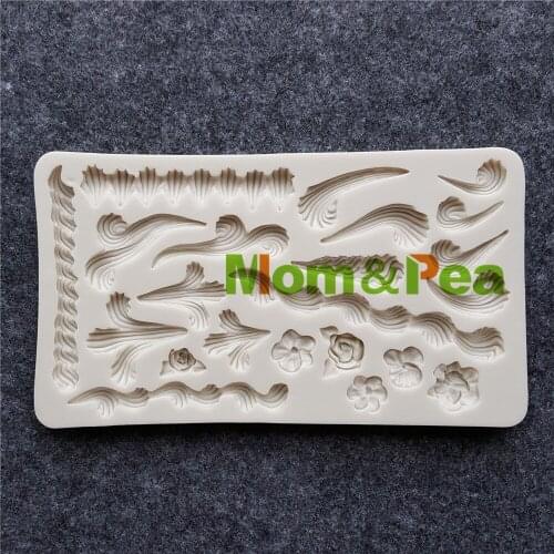 Mom&Pea MPB0037 Decorations Shaped Silicone Mold Cake Decoration Fondant Cake 3D Mold Food Grade
