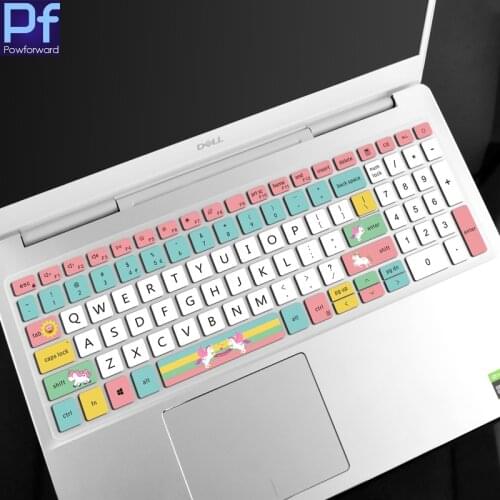 15 15.6 inch Silicone Laptop skin Protector For Dell Inspiron 15 5584 5586 Keyboard Cover notebook i5584-7063SLV 7590 7591