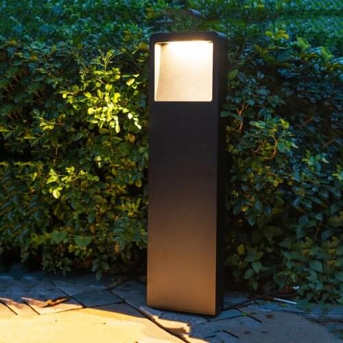 60CM Waterproof Garden Pillar Lawn Light Villa Street Bollards Lamp Outdoor Landscape Road Pathway Lawn Lamps