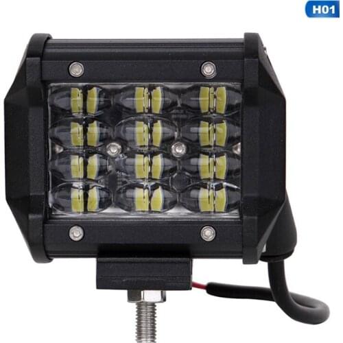 1PCS 6D 4Inch 36W Led Work Light Driving Fog Lights Front Bumper 12V 24V brightness Offroad Lamps For Trailer Car SUV Motorcycle
