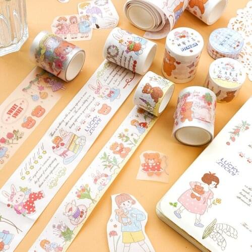 1pcs/lot Washi Masking Tapes Breakfast series diary Decorative Adhesive Scrapbooking DIY Paper Japanese Stickers
