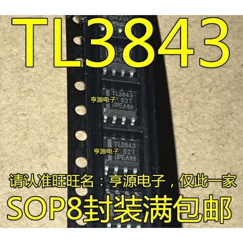 10PCS TL3843DR TL3843 TL3843D 8 SOP8
