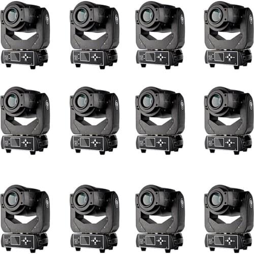 12pcs/lot New LED Real 90w RGBW Spot Light DMX512 Moving Head Light DJ Bar Party Show Stage Light moblie heads 90W