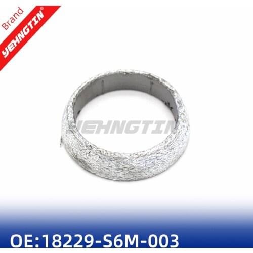 18229-S6M-003 Exhaust Manifold Flange Gasket 18229S6M003 for Honda Accord Acura interface gasket exhaust pipe hanging glue