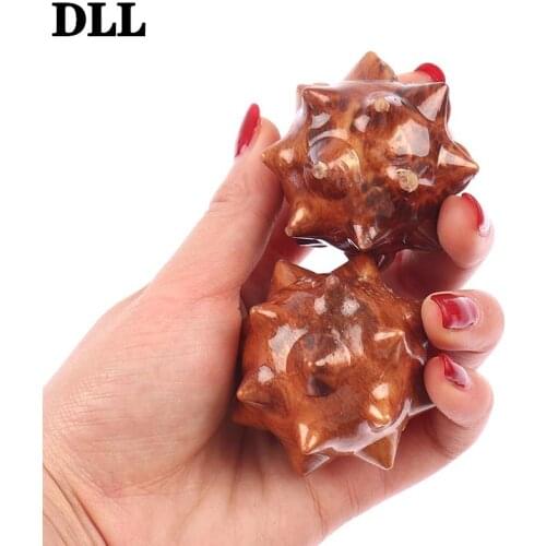 2020 New 1 Pair Hand Massage Ball Palm Acupuncture Point Palm Massage Ball Masajeador De Pies