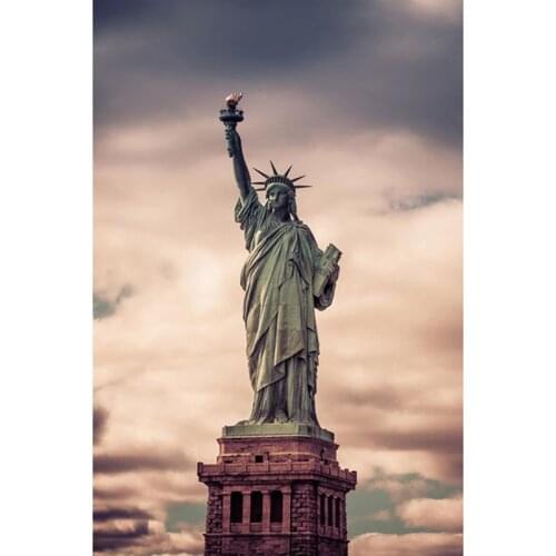 5D DIY Diamonds painting Statue of Liberty Diamond Embroidery Full Square Diamonds Cross Stitch Mosaic Home Decoration Gifts