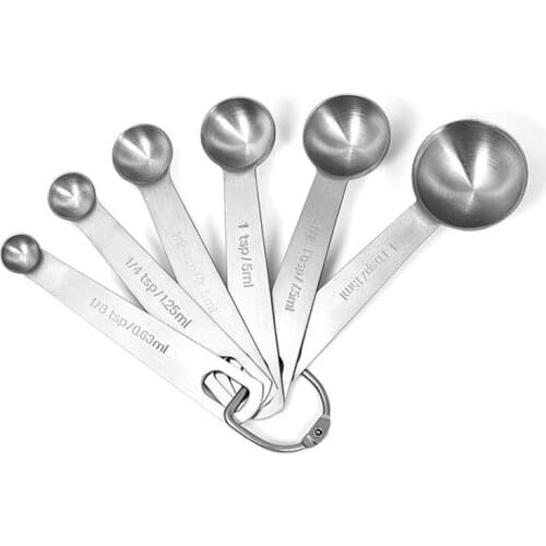 6/7pcs Kitchen Measuring Spoons set Teaspoon Coffee Sugar Scoop Cake Baking Flour Measuring Cups Kitchen Cooking Tools