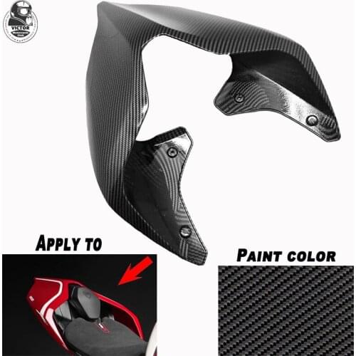 Motorcycle Parts Carbon Fiber Fairing Rear Hump Protection Cover For Ducati Panigale V4 / V4S / V4R 2018-2019