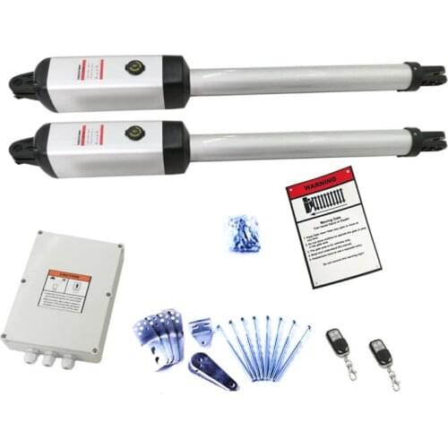 AC110V or AC220V Electric Automatic Swing Gate Door Opener Motors Linear Actuator With 2 Remote Controls
