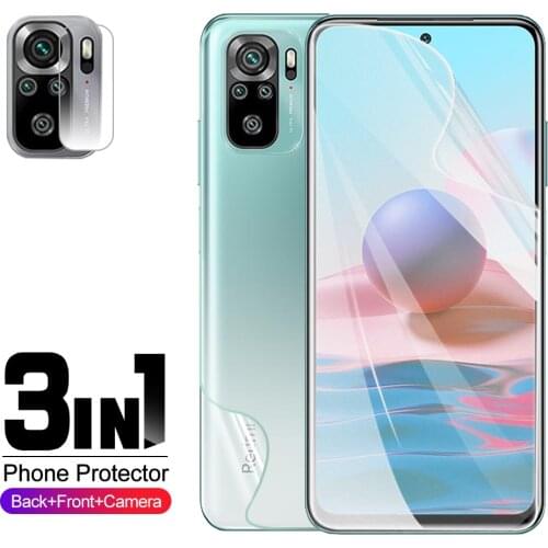 3in1 Matte Hydrogel Film and Lens Camera For Xiaomi Note 10 Pro Mi 10T pro screen protector Not Glass for note10pro 10pro 10 t