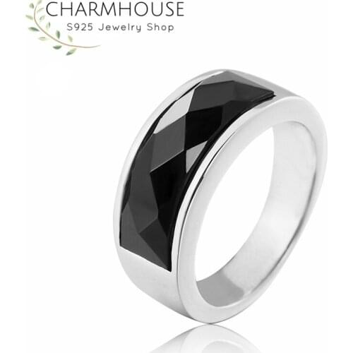 316L Stainless Steel Rings For Men Silver/ Gold Color Opal Ring Wedding Band Bague Homme Anel Rhinestone Male Jewelry Gifts