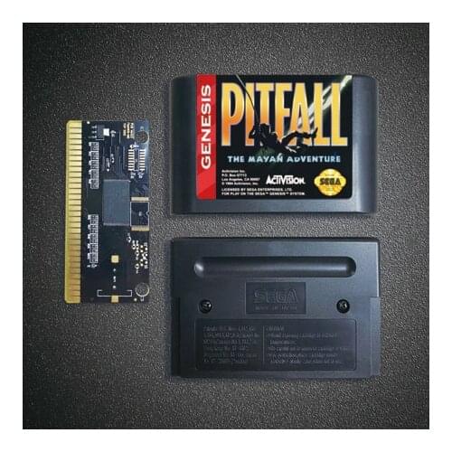 Pitfall - The Mayan Adventure - 16 Bit MD Game Card for Sega Megadrive Genesis Video Game Console Cartridge