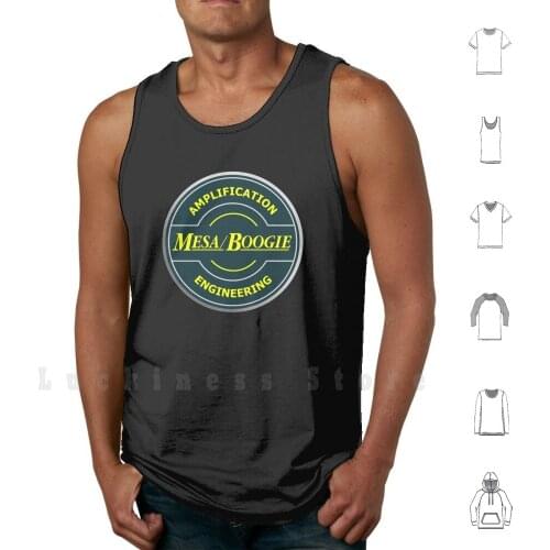 Old Mesa Boogie Tank Tops Vest 100% Cotton Mesa Boogie Amplifier Amplification Engineering Sound Electric Custom Cool
