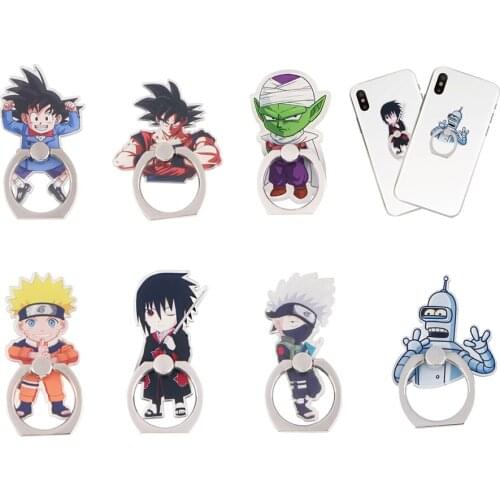 ER920 Cool Figure Cartoon Robot Fashion Ring Metal Mobile Phone Accessaries Rotating Ring Bracket Lazy Desktop Anti-fall Bracket