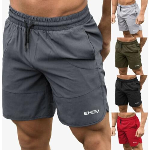 2020 Man Beach shorts Quick Dry Swimming Shorts Gym Sports Breathable Fitness Workout Short Pants Man Swimsuit Swim Trunks