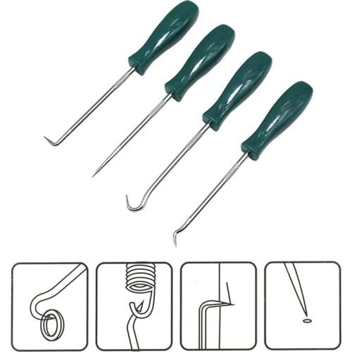 4 Pcs/set Car Auto Vehicle Oil Seal Screwdrivers Set O-Ring Seal Gasket Puller Remover Pick Hooks Tools Car Repair Tools