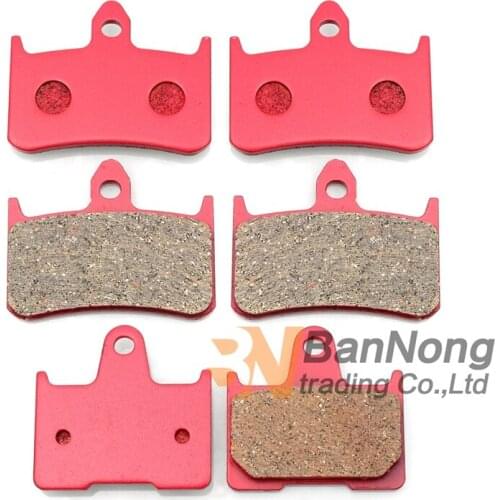 For HONDA CB1300 CB1300 X4 DC DCV DCW DCX DCY 1997 1998 1999 2000 Motorcycle Parts Front & Rear Brake Pads Kit