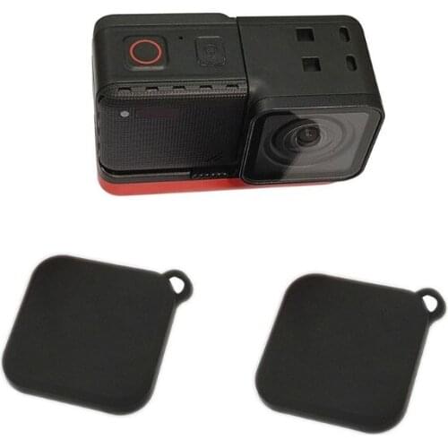 Silicone lens Cap For Insta360 ONE R 4K Angle 360° Panorama Camera Accessories 77HA