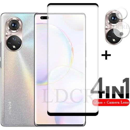 Full Cover Screen Glass For Honor 50 Pro Glass Curved Screen Glass For Honor 50 Pro Camera Protector Flim For Honor 50 Pro Lens