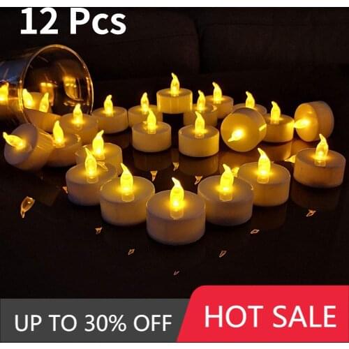 Hot Flameless LED Candle Battery Operated Warm White Flameless Pillar Candle Bluk for Romantic Birthday wedding Decoration