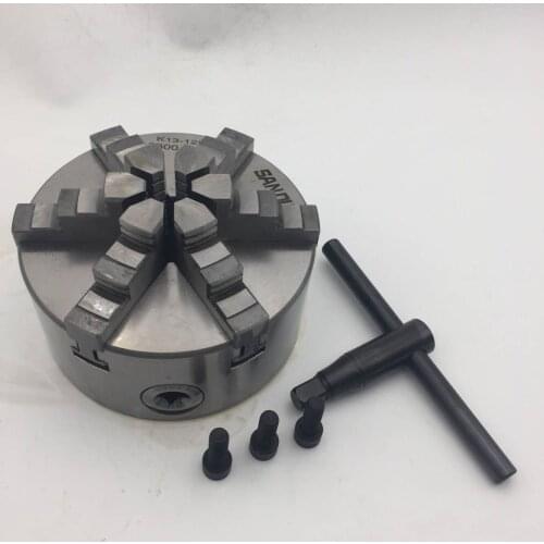 6'' 6 Jaw Lathe Chuck Self-Centering Chuck 160mm 6-Jaw Plain Back Hardened Steel for CNC Milling Lathe Machine Lathe Chuck