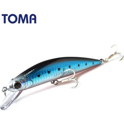 TOMA Wobbler Plastic Minnow Fishing Lure Sinking 40G 120MM Long Cast Bass Pike Artificial Hard Bait Lure Saltwater Sea Fishing