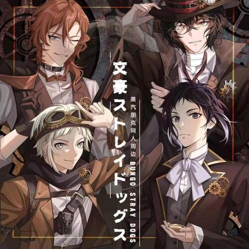 Anime Bungo Stray Dogs Dazai Osamu Nakahara Chuuya Badge Brooch Button Pin Medal Metal Colored paper Laser ticket Souvenir Gift