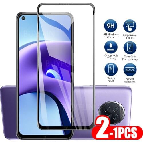 1-2PCS For Xiaomi Redmi Note 9T Tempered Glass Screen Protector On For redmi 9t note 9t Protector Screen Tempered Glass 9H