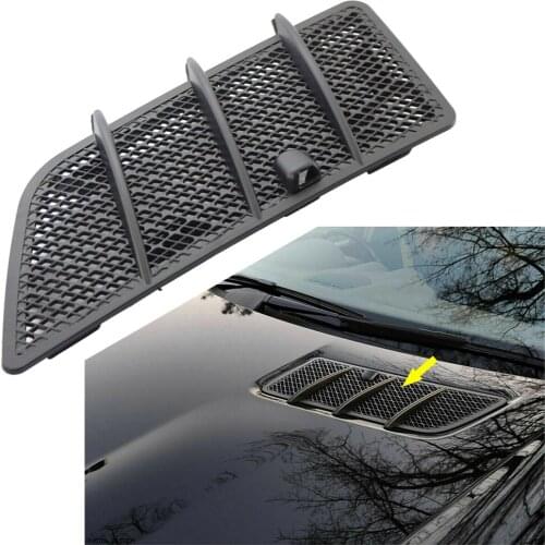 1Pcs LH Car Hood Air Vent Grill Cover For Mercedes Benz W164 ML/GL-Class GL350 GL450 ML350 ML450 2008 2009 2010 2011 ABS Plastic