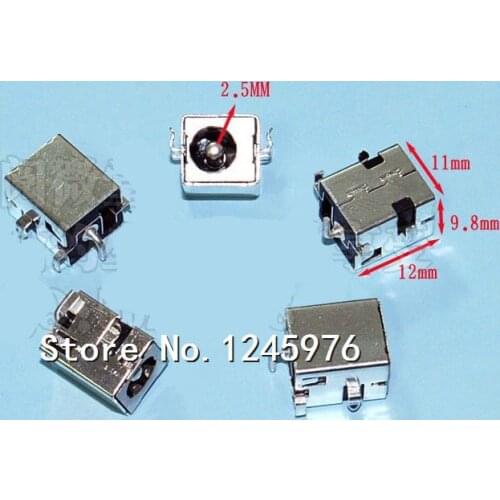 Free shopping 12pcs 2.5mm for Asus X52J X52F A53 K52 K52JR K52F connector