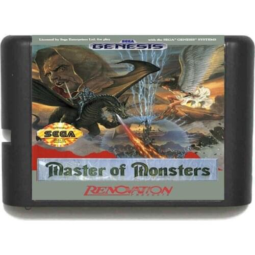 MASTER OF MONSTERS 16 bit MD Game Card For Sega Mega Drive For Genesis