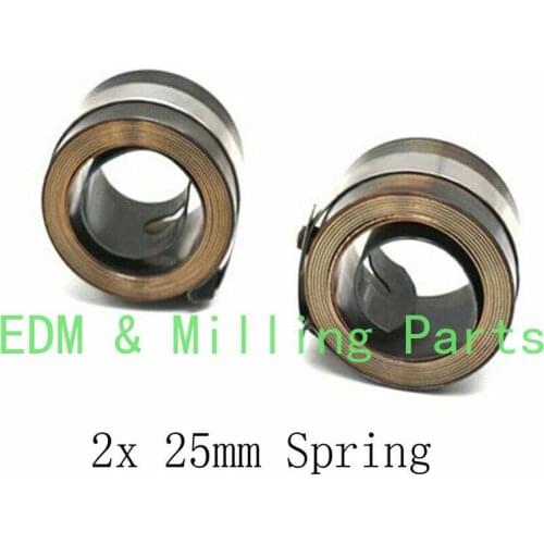 2pcs Bridgeport Milling Clock Return Hand Spring CNC 25mm Width Lmport Part B178 For Bridgeport Mill Part