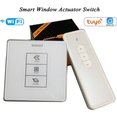 DC24V 220V Tuya Window Curtain Switch Wifi 433Mhz RF remote Control Window actuator switch