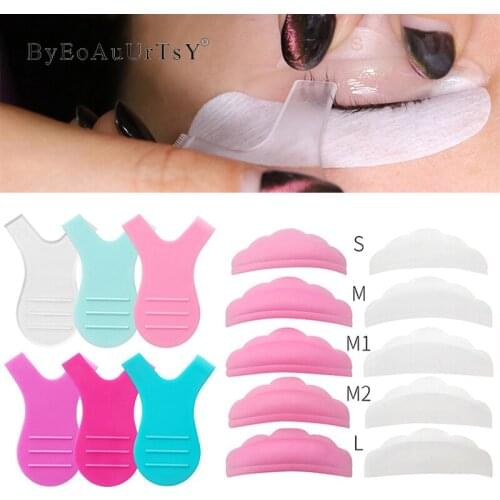 5Pairs Eyelash Lifting Kit Accessories Curlers Curl Silicone Pads Set Eyelashes Brush Clean Comb Eye Lash Extension Perm Tools