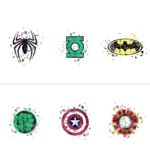 5D DIY Diamond Painting Marvel Superhero Logo Cross stitch Diamond Embroidery Mosaic Art Picture Rhinestones Home Decor