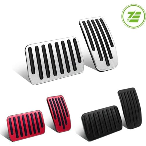 For Tesla Model 3 Accessories Aluminum Alloy Foot Pedal Accelerator Gas Fuel Brake Pedal Rest Pedal Cover Available In 3 Colors