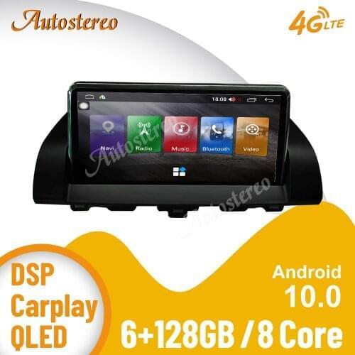 Android 10.0 Carplay 6+128G Car GPS Navigation Multimedia Player For Honda Accord 10 2018+ Head Unit Radio Tape Recorder Stereo