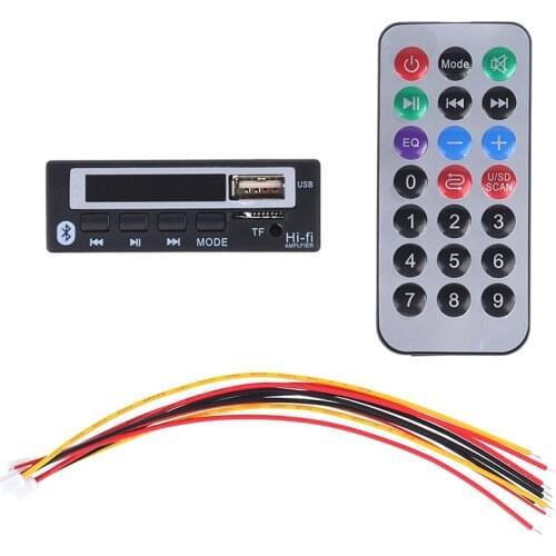 Audio USB TF FM Radio MP3 Module Wireless Bluetooth-compatible5.0 12V MP3 WMA Decoder Board