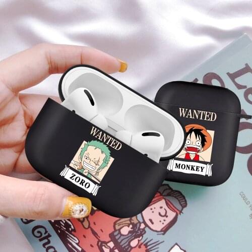 Japan Anime Luffy Zoro Case For Apple Airpods 2 1 Bluetooth Wireless Earphone Cover For AirPods Pro Charging Box Bag