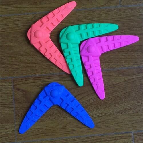 Curved Pet Flying Disc Toy TPR Flying Discs Bite Pet Training Dog Toys Competition Boomerang Child Toys Outdoors Sports Dog Toys