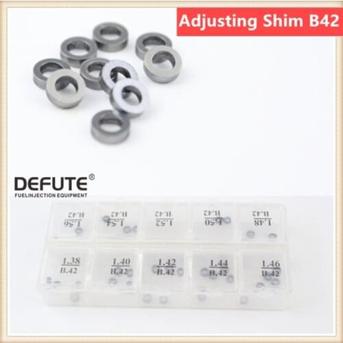 Gasket kits B42 common rail adjustment shim B42, injector lift shim set and injectors washer B42