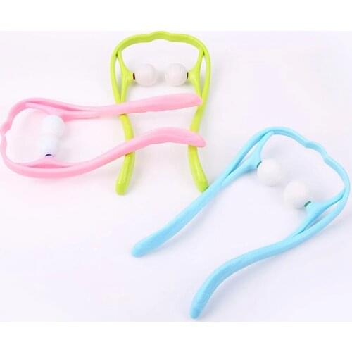 3 Colors Neck Massager Plastic Pressure Point Therapy Neck Massageador Massagem for Neck Shoulder Trigger Point Health Care