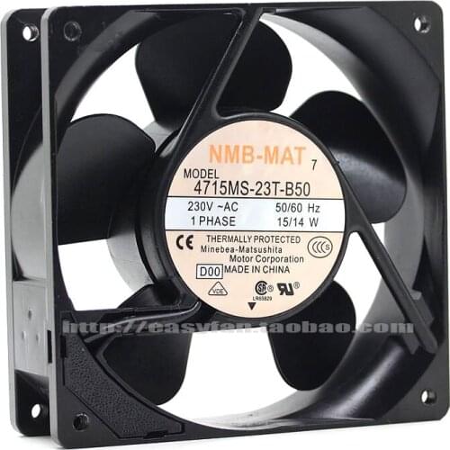 NEW NMB-MAT Minebea 4715MS-23T-B50 12cm 12038 230V 15W cooling fan