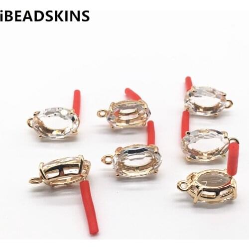 New arrival! 17x10mm 30pcs oval Silver needle Crystal Stud earring/earrings accessories/Earring parts for Earring DIY