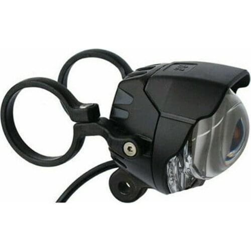 E-bike DC12-80V LED Head Light Front Fork Handlebar Lamp Horn Scooter W/ Bracket Cycling Front Lamp Universal